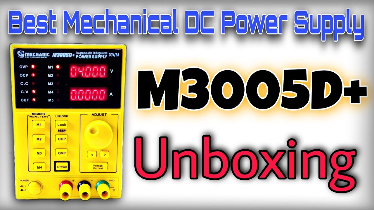 MECHANIC M3005D+ 30V/5A power supply Multifunctional #unboxing #FDMobile