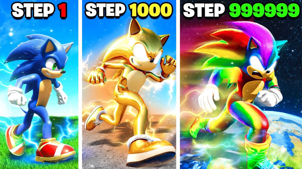Sonic Upgrades With EVERY STEP In GTA 5!