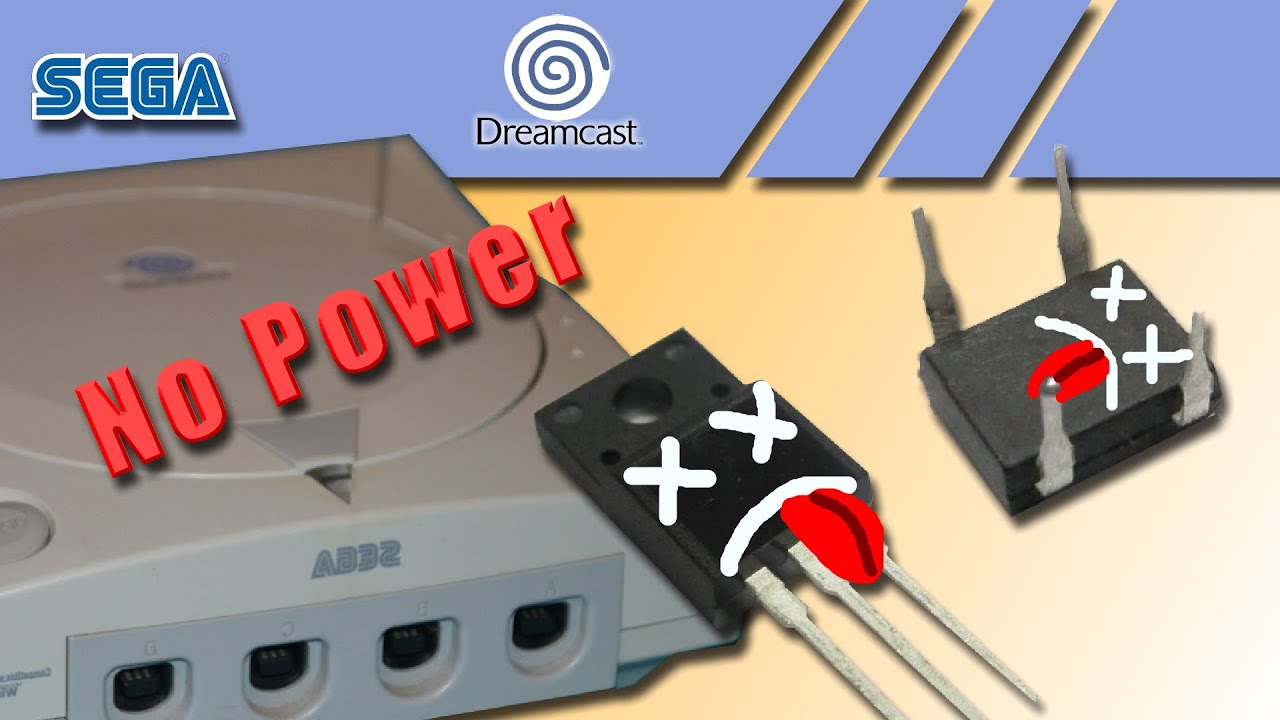 Dead Sega Dreamcast  - No Power