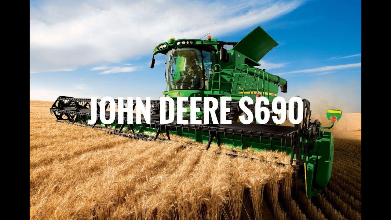 John Deere S690 - Самый Высокопроизводительный зерноуборочный комбайн!