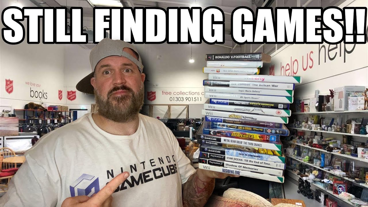 STILL FINDING GAMES IN CHARITY SHOPS IN 2025 - CAN I BUILD A GAMCEUBE COLLECGTION WITH £10? - OP GC