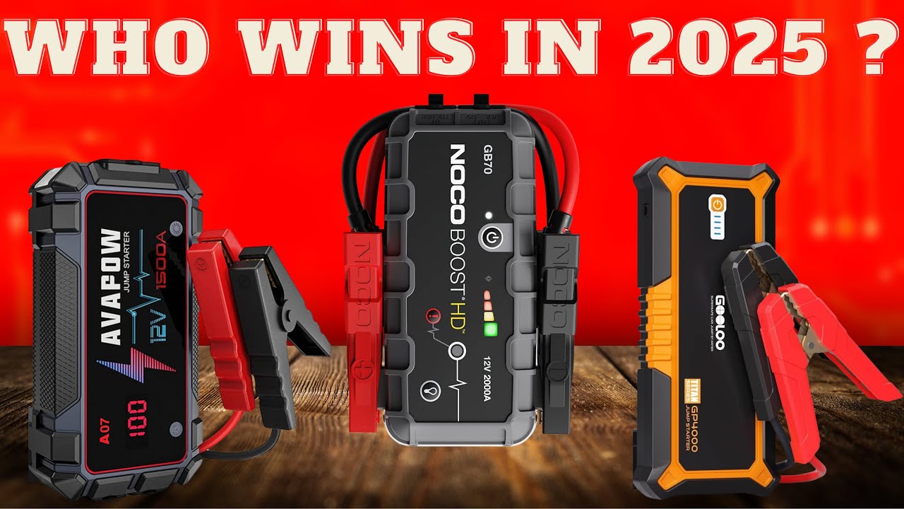 TOP 5: Best Car Jump Starters 2025! - Who Is The NEW #1