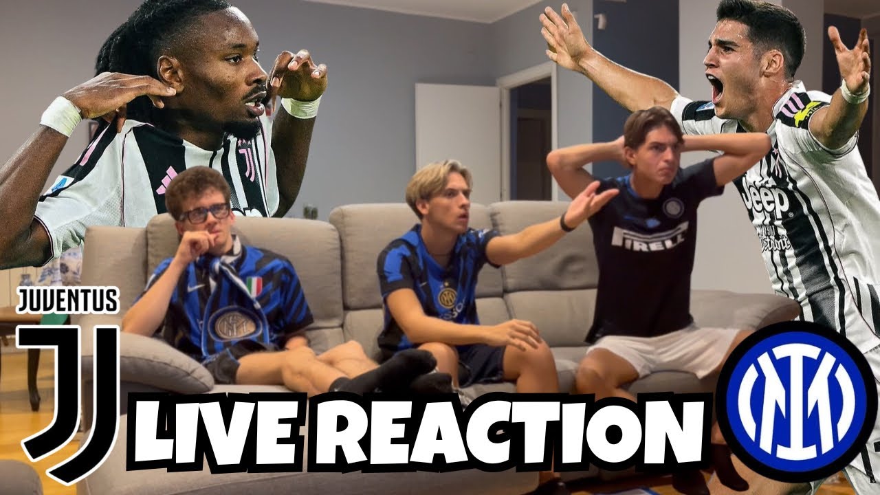 🤬[UNO SCHIFO.] JUVENTUS-INTER 4-3 LIVE REACTION