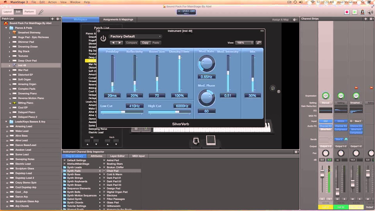 Make A Huge Pad In MainStage 3 - Tutorial By Abel Mendoza