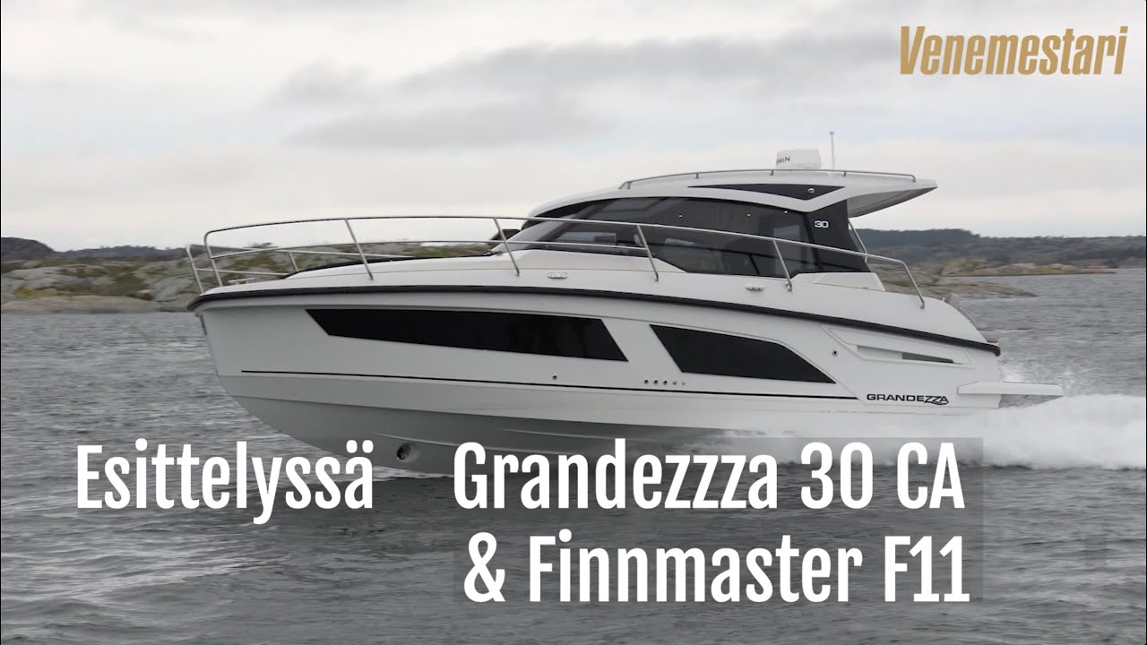 Koeajossa Grandezza 30 CA & Finnmaster F11