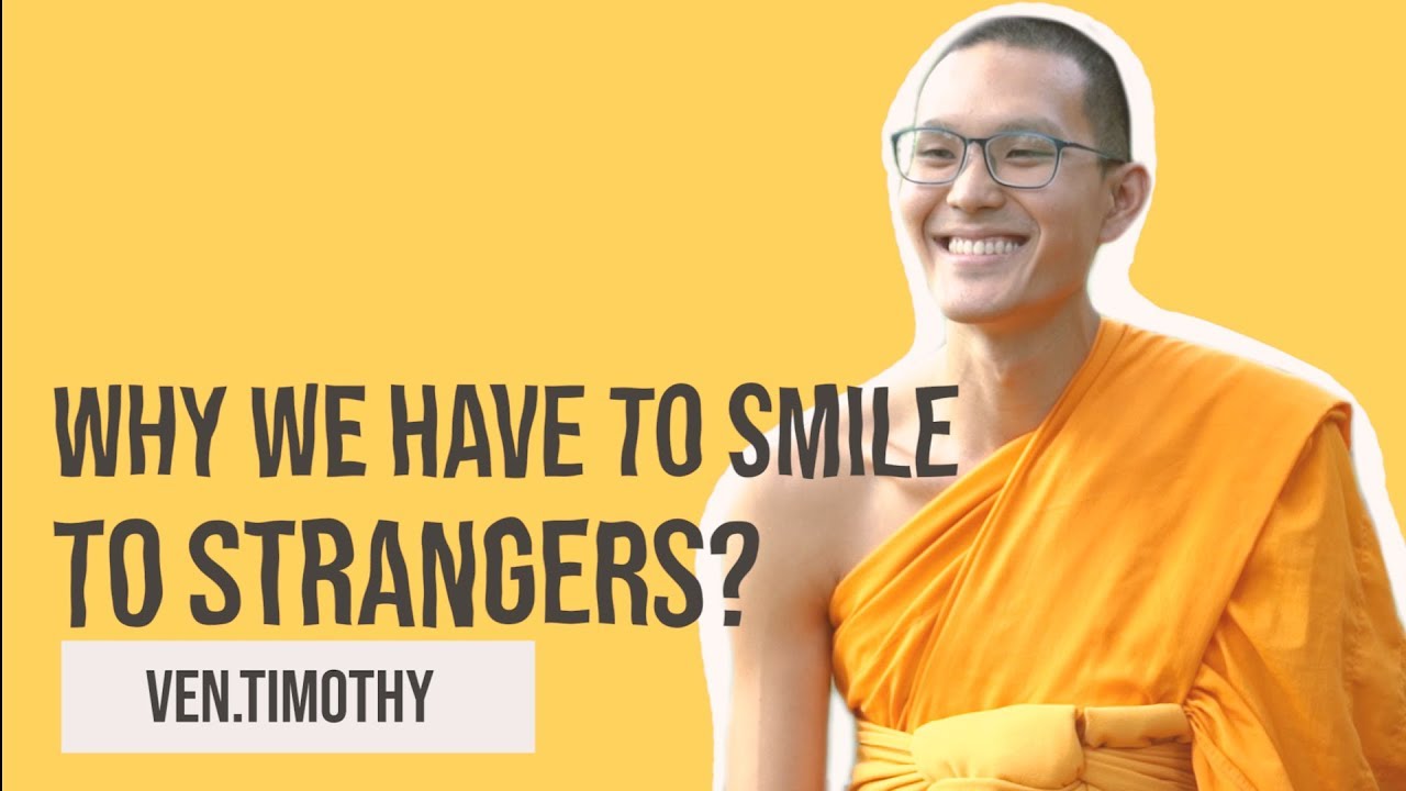 Why we have to smile  to strangers?