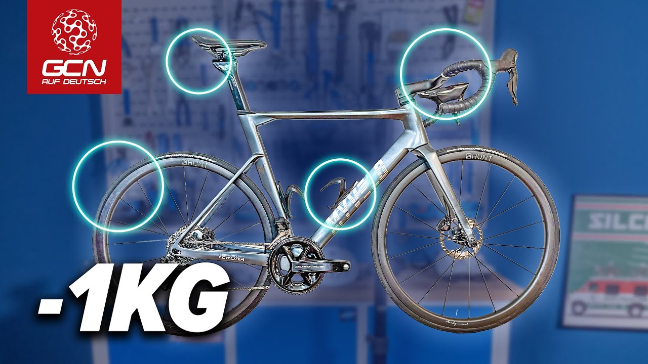 5 Möglichkeiten um dein Rad fast 1 kg leichter zu machen