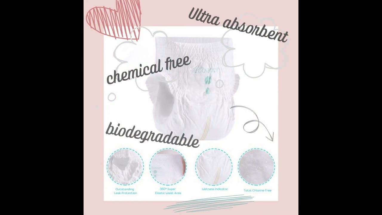 Super comfortable and breathable Eco-Nappies