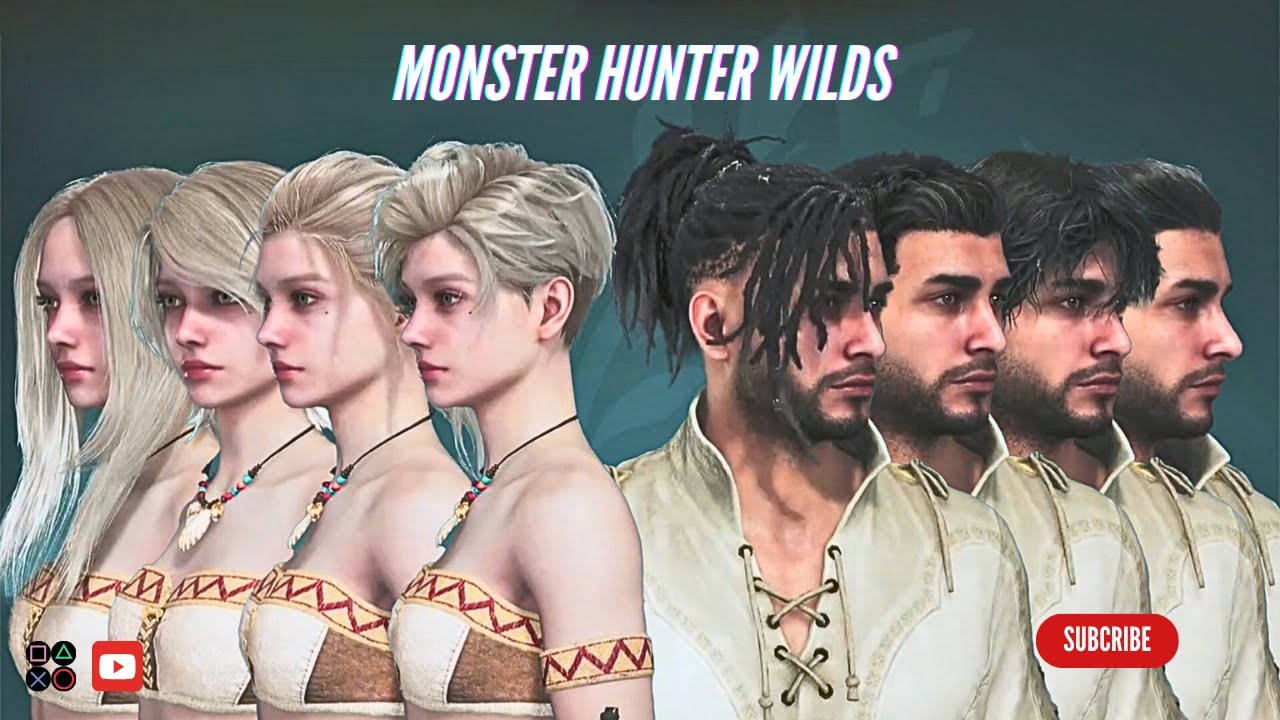 Monster Hunter Wilds: All Hairstyles in Character Customization