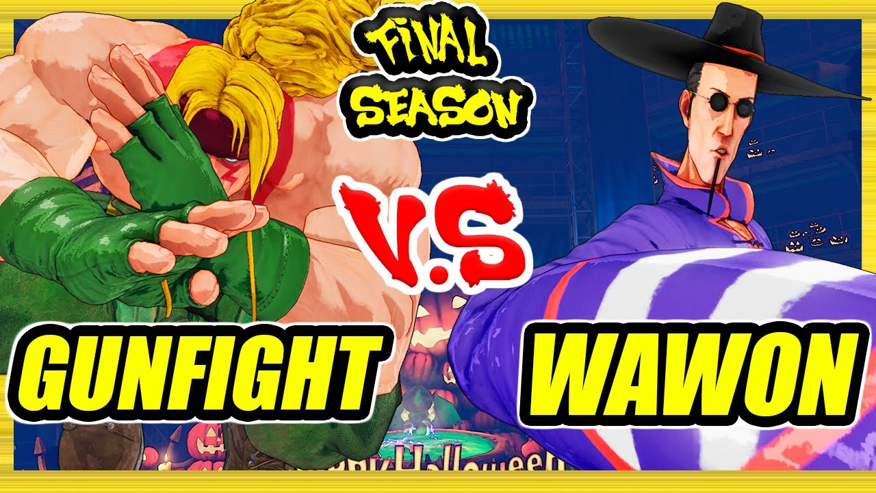 SFV CE 🔥 Gunfight (Alex) vs Wawon (F.A.N.G) 🔥 Ranked Set 🔥 Street Fighter 5