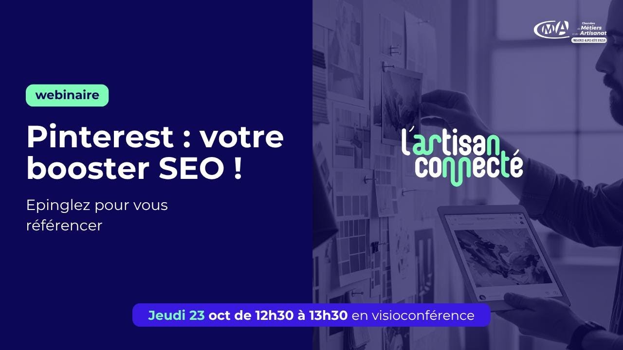 Ateliers de Pratiques numériques - Pinterest : votre booster SEO