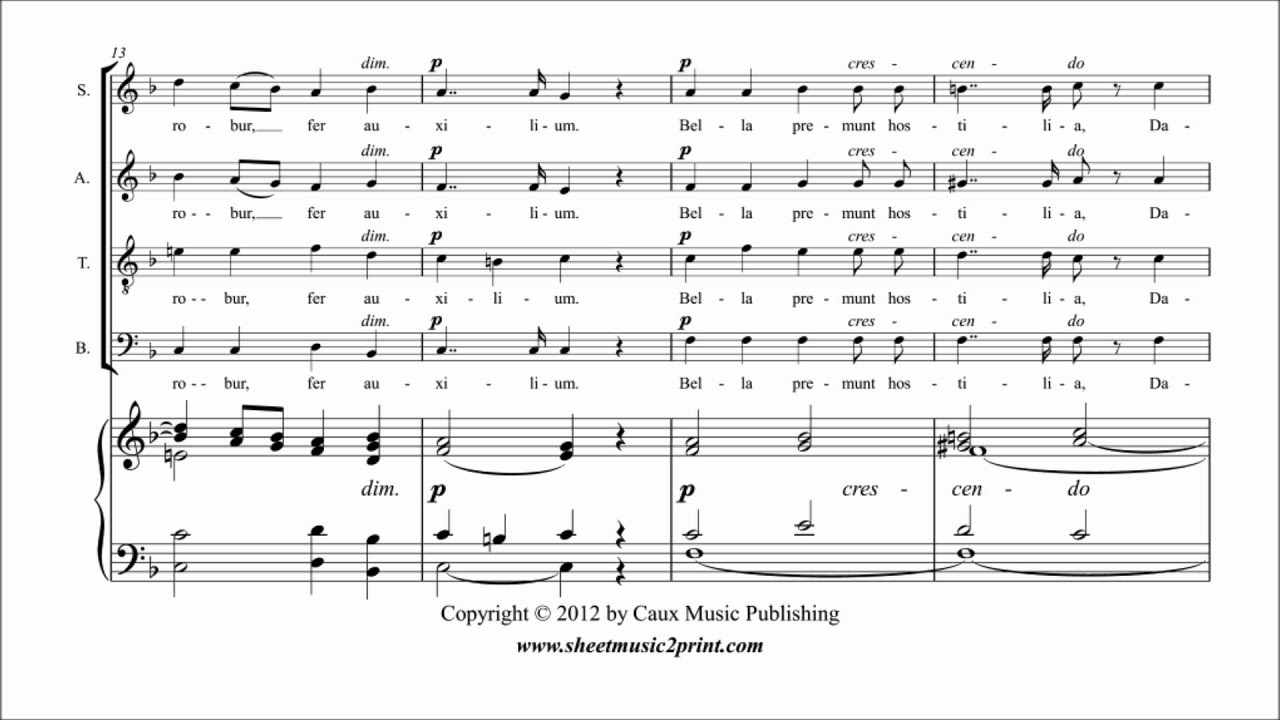 Gounod : Messe brève no. 7 Chapelles - O Salutaris Hostia