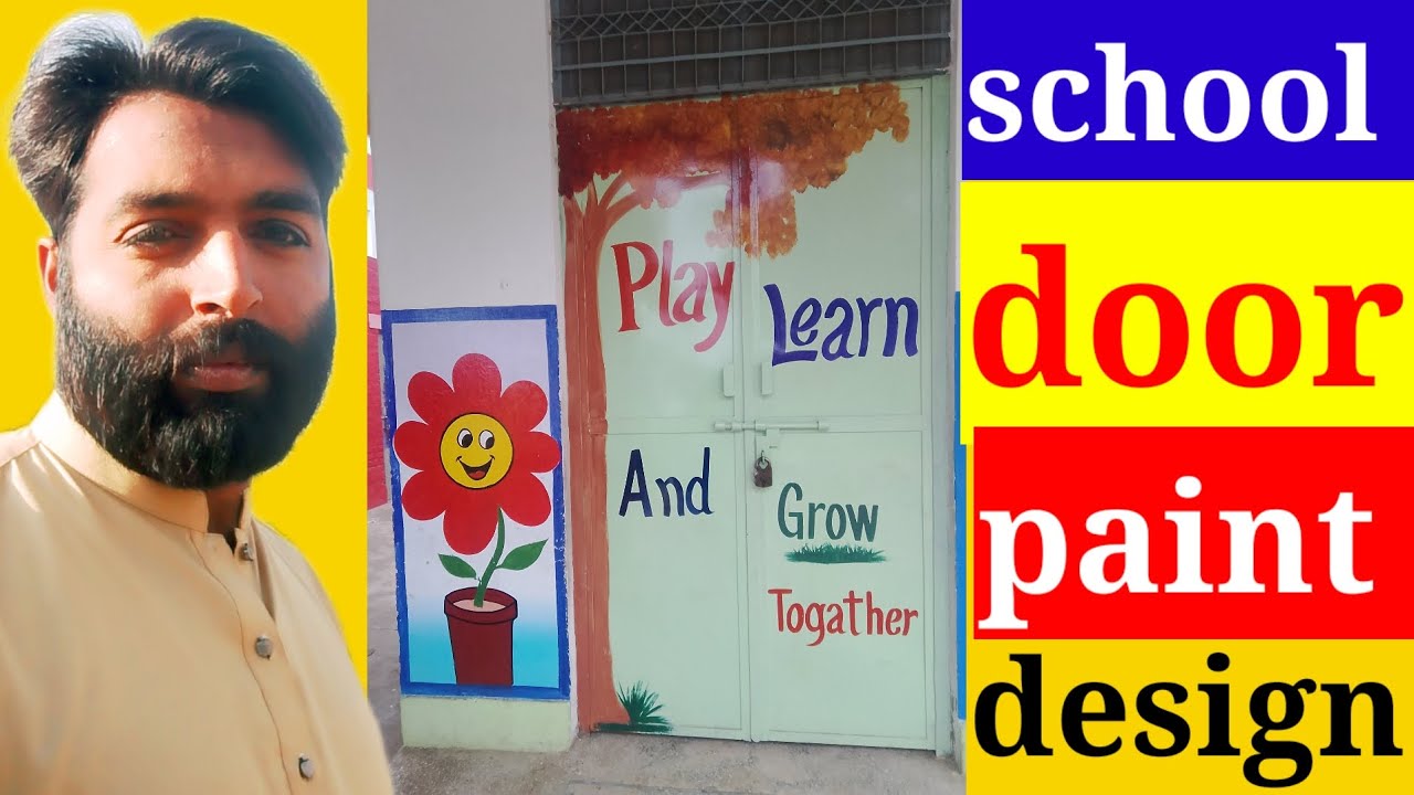 School door paint design 