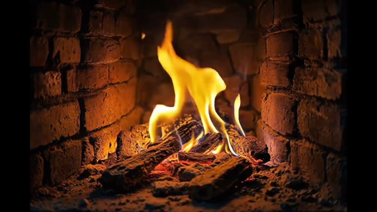 ASMR Fireplace cracking sounds to help relax | Cozy Ambiance
