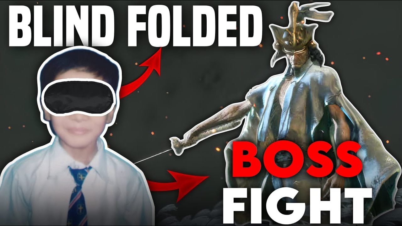 Indian Gamer Trying Blindfolded Boss Fights in Sekiro Shadows Die Twice