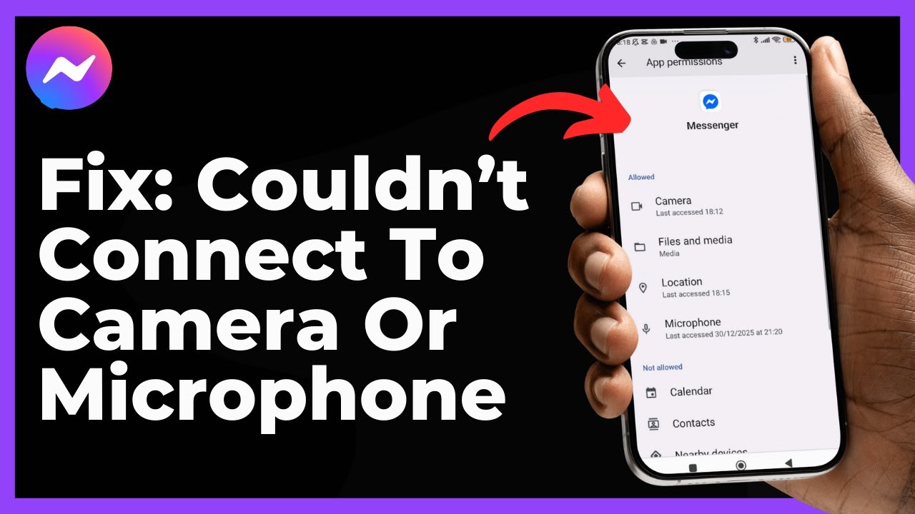 How To Fix Messenger Couldn’t Connect To Camera Or Microphone Issues | Solve Messenger Errors 2026