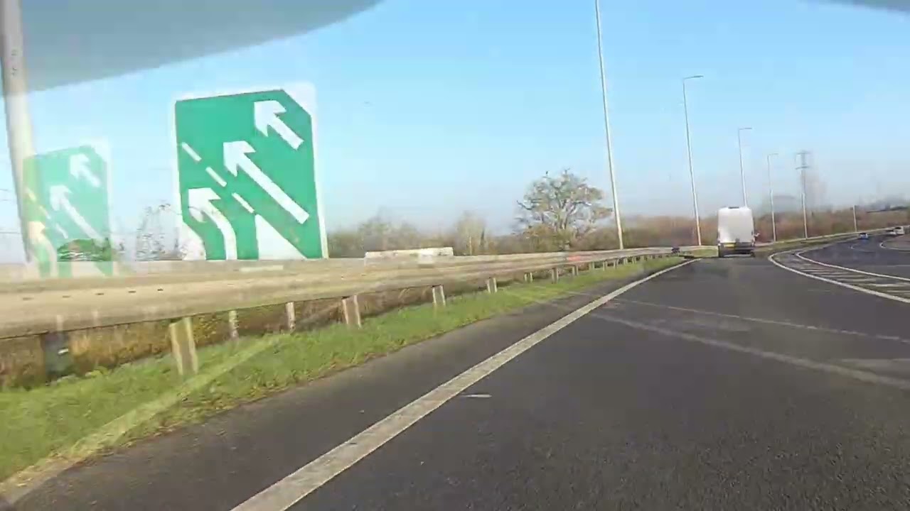 Basildon test centre motorcycle Mod2 test route (part) once vetted & removed - recently reinstated 