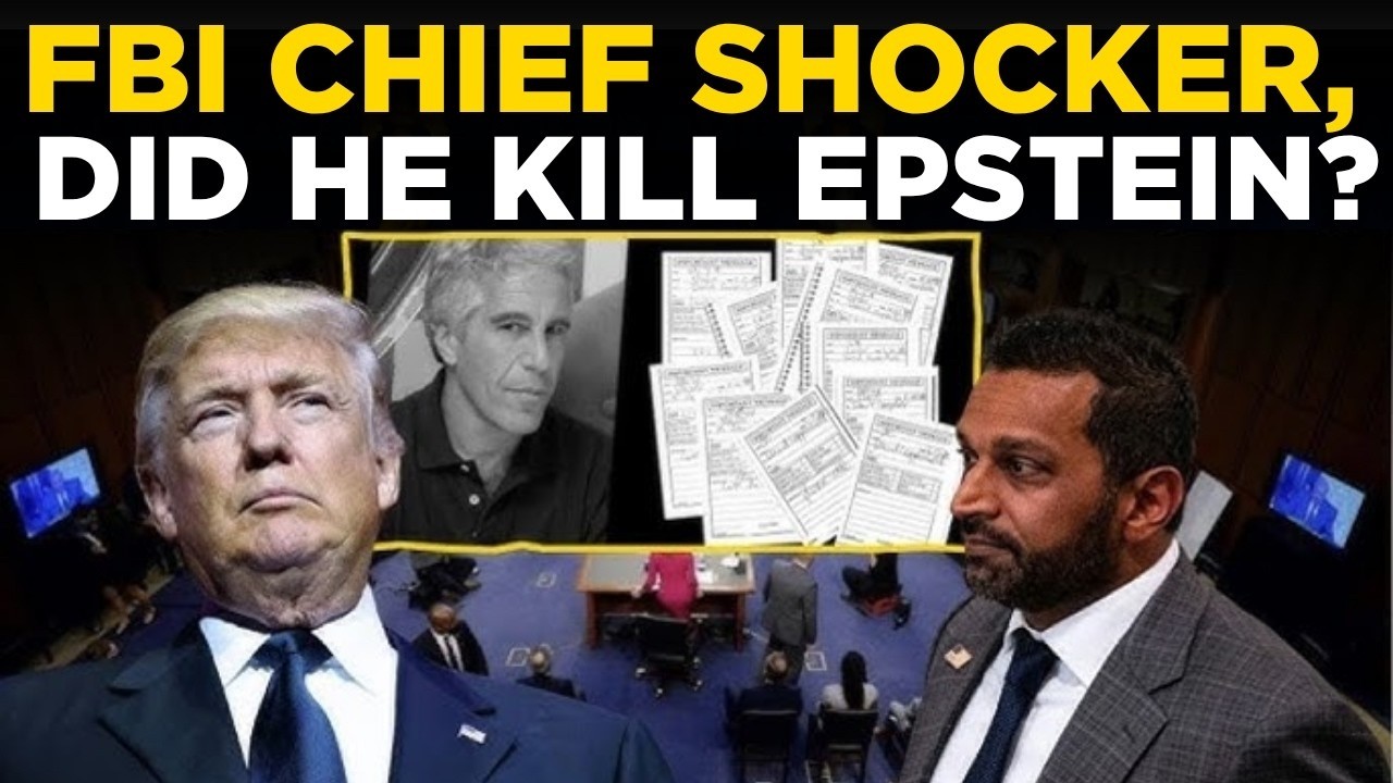 US Senate LIVE: Kash Patel Discusses Alleged New Epstein File Details | US NEWS LIVE | FBI