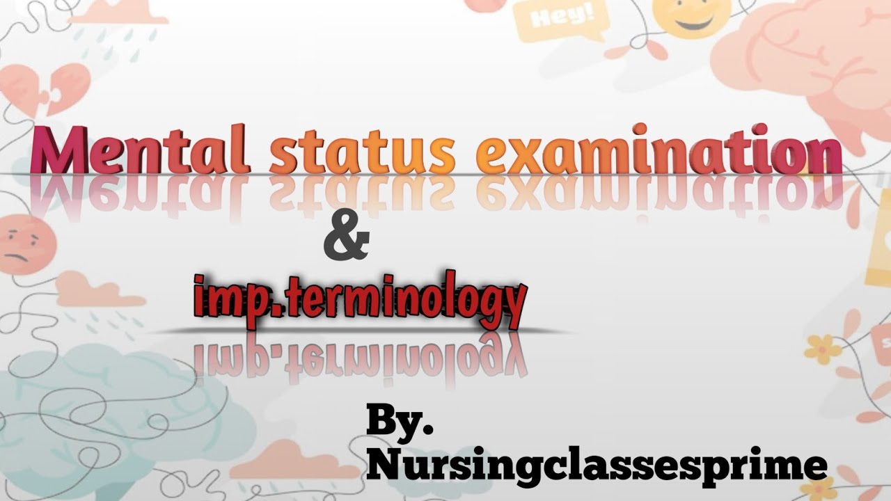 Mental Status Examination (MSE)| Mental Health Nursing | In hindi For GNM & BSc Nursing #viralvideo 