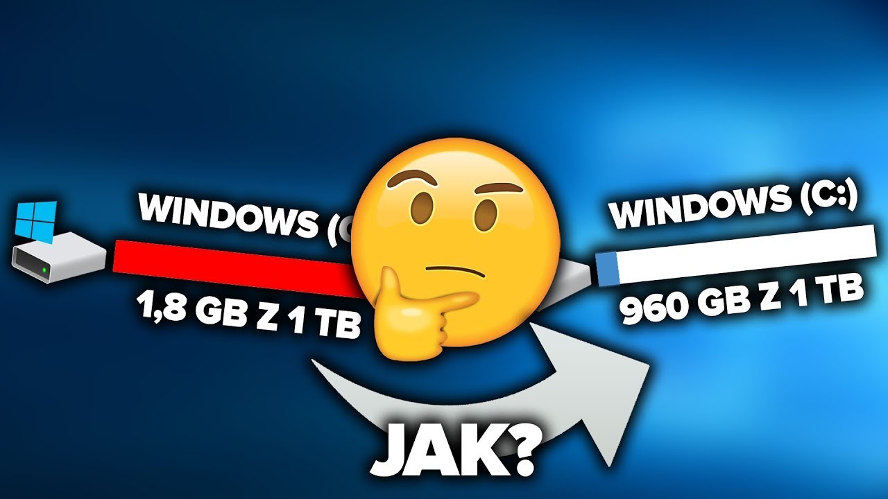 JAK ZWIĘKSZYĆ LUB ZWOLNIĆ MIEJSCE NA DYSKU