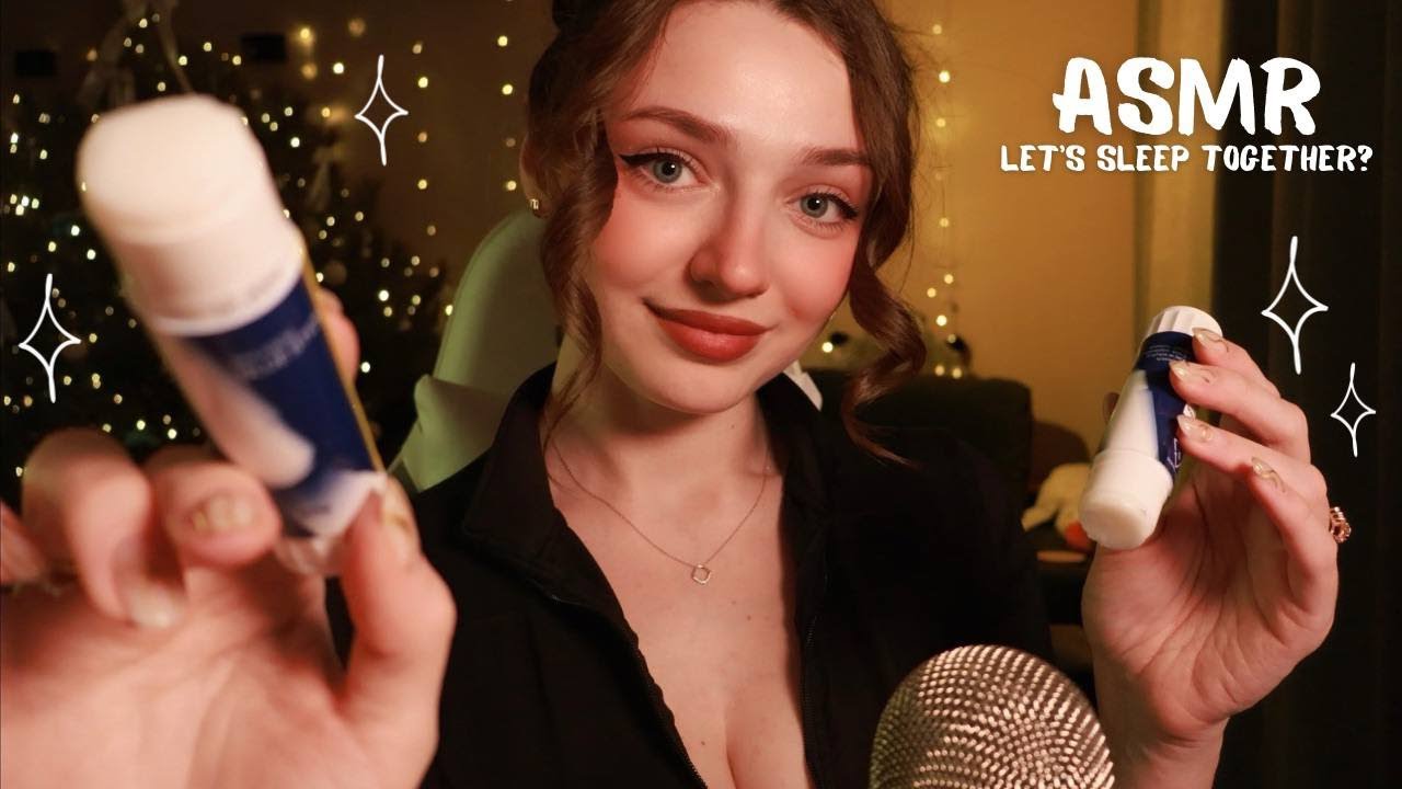 ASMR 💕 Let's sleep together? 😴