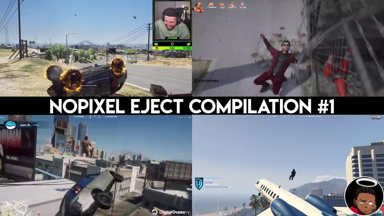 NoPixel Eject Compilation #1 | NoPixel 3.1GTA RP |