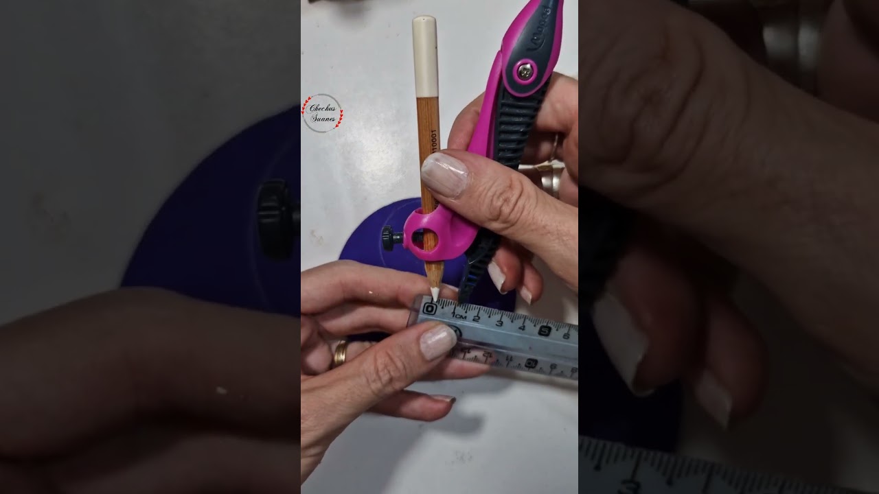 Como trazar yin y yan  de manera rápida y fácil 