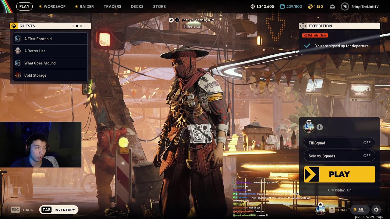 QUICK STREAM BEFORE EXPEDITION !GIVEAWAY THEY CANT NERF ME!!!! BEST MOVEMENT KING IN ARC RAIDERS