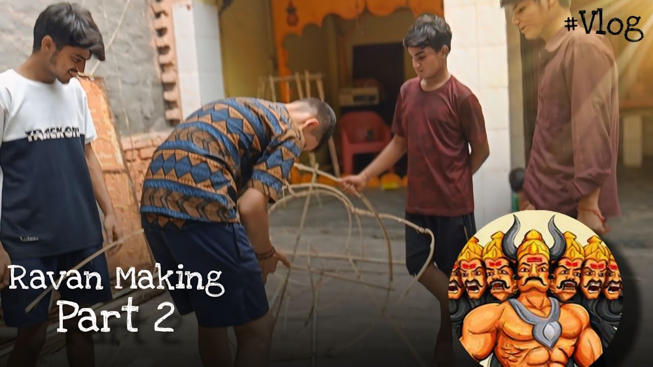 chest ka structure ready ho gya 🥷🏻🔥 ravan making part 2