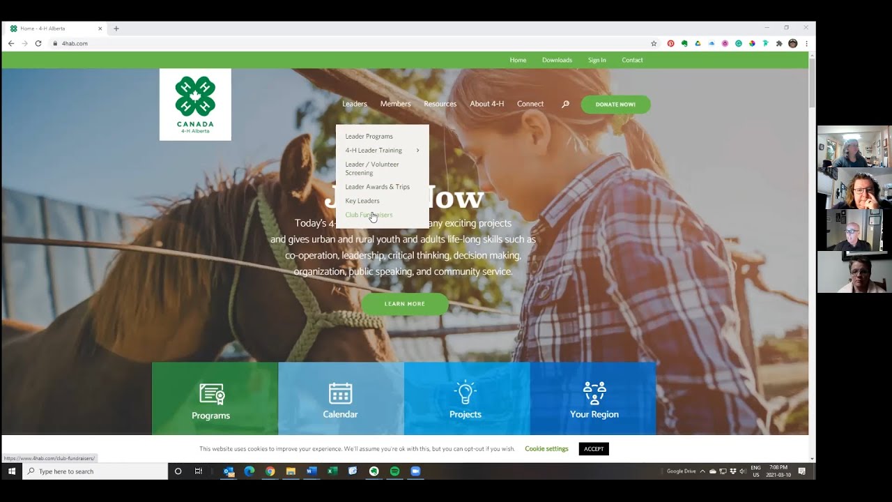 Leader Webinar #4 - Website Navigation & Online Registration System