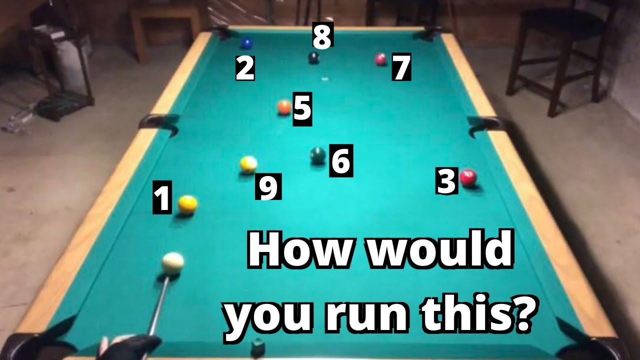 I run out a 9 ball pattern a bunch of different times + my favourite way