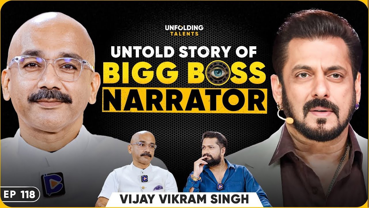 Never Told Before Story of Bigg Boss Narrator Vijay Vikram Singh | UT EP118