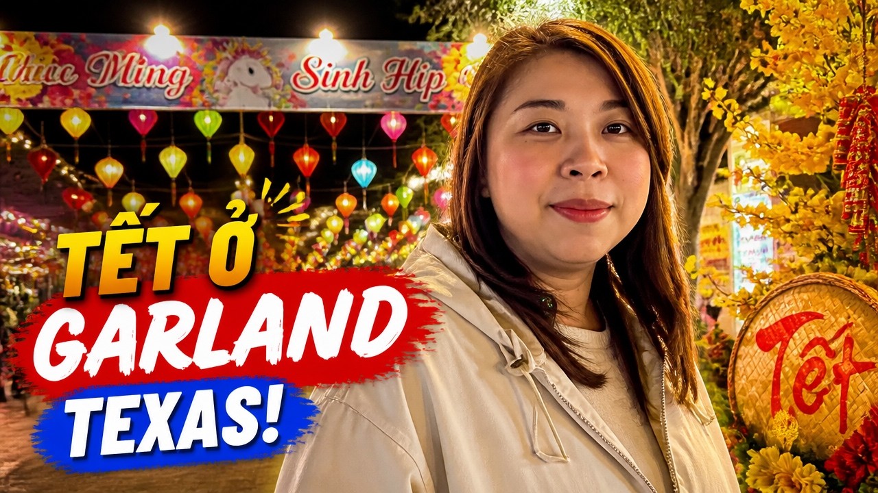 TẾT NGƯỜI VIỆT Ở GARLAND, TEXAS | Nhà Thờ Đông Nghẹt Người, Vui Hết Nấc!