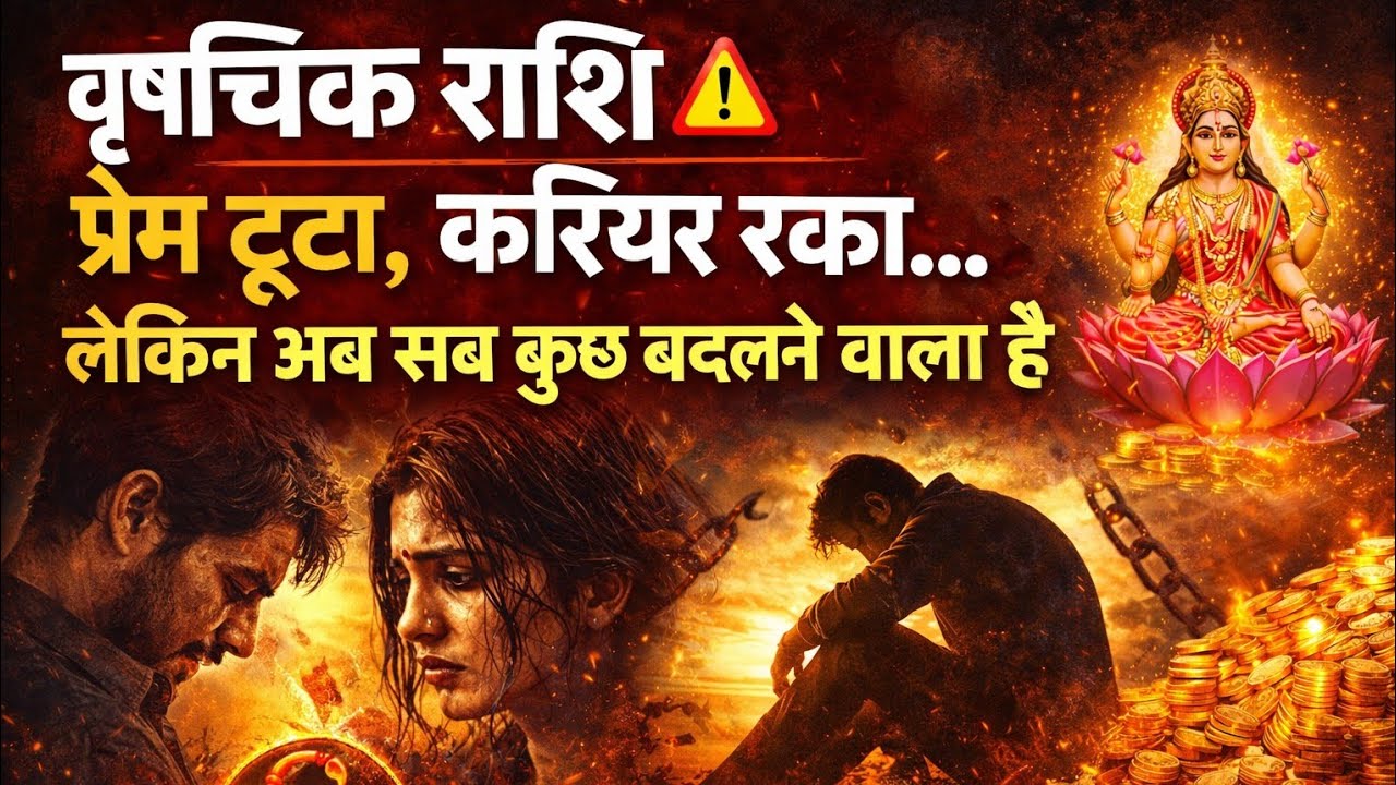 “वृश्चिक राशि ⚠️ प्रेम टूटा, करियर रुका… लेकिन अब सब कुछ बदलने वाला है”#astrology #horoscope #video