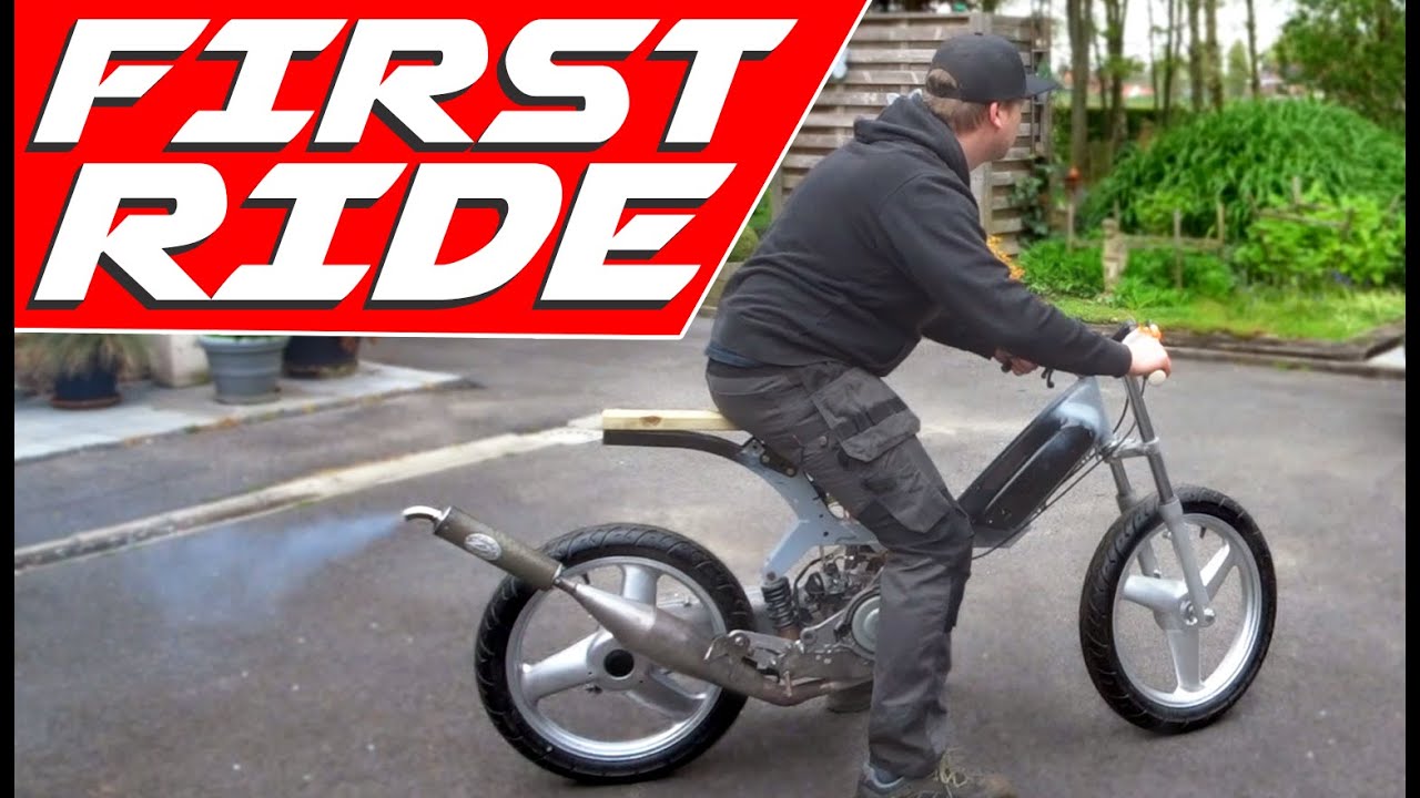 First test ride of the Peugeot Fox Deluxe 50cc Racer