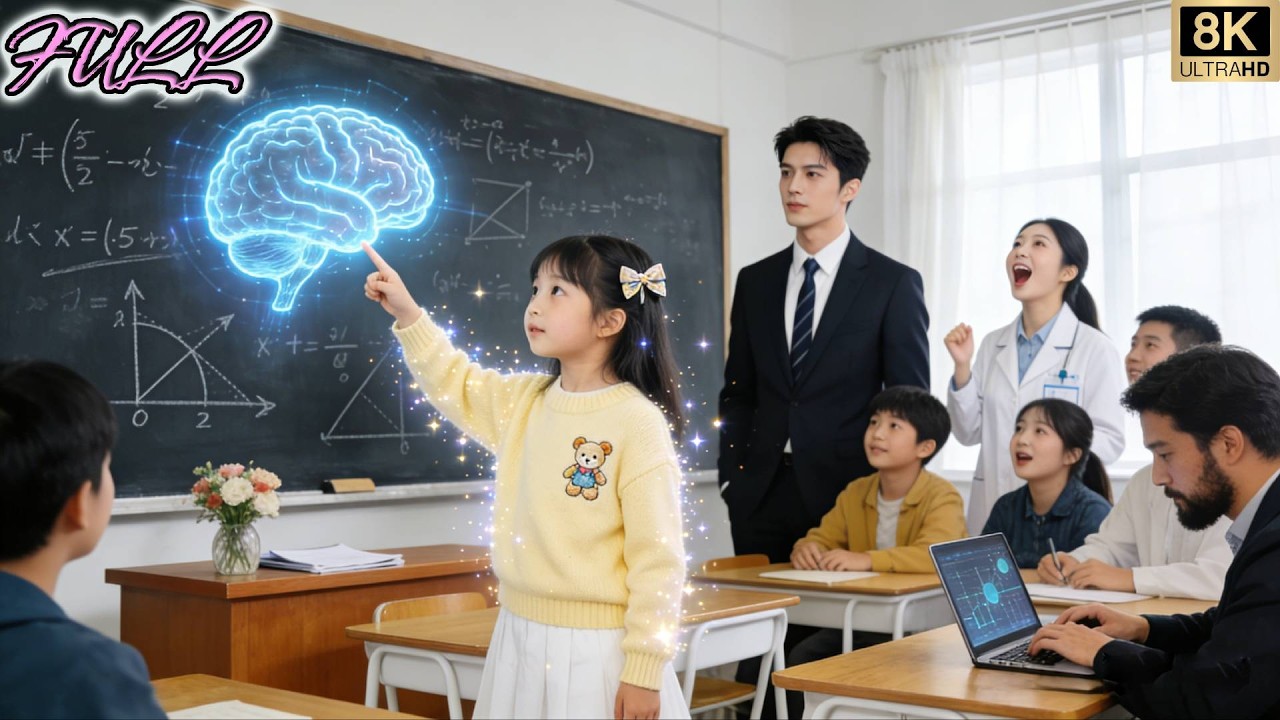 طفلة بعمر 5 سنوات عبقرية في الرياضيات—تحل مسألة عالمية في ثانية واحدة 🤯