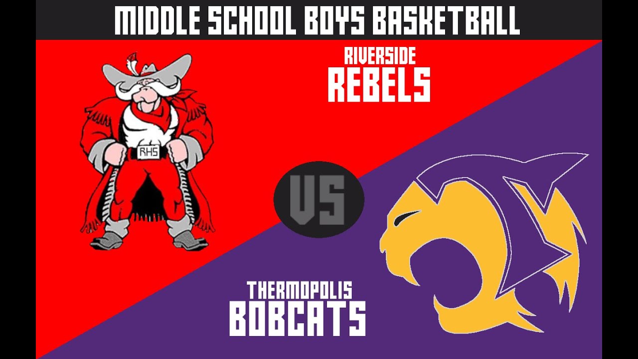 Middle School Boys Basketball - Thermopolis Bobcats @ Riverside Rebels