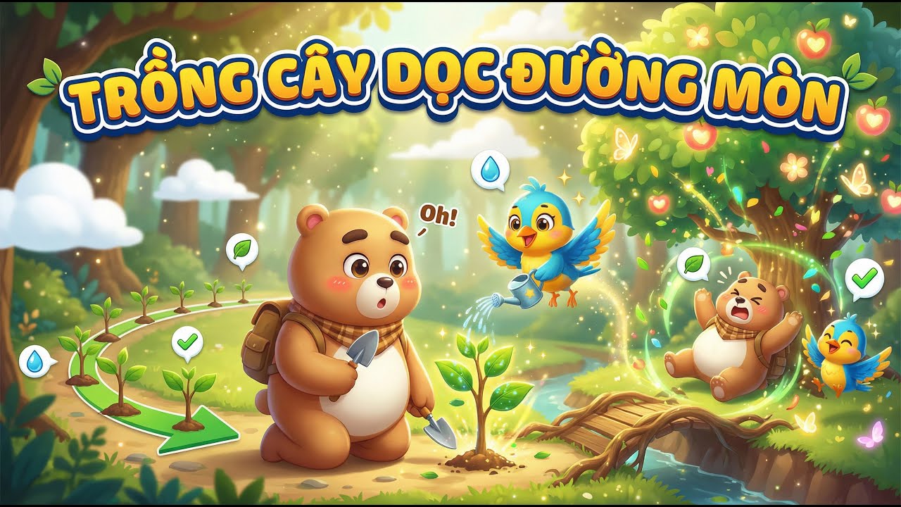 Bobby & Toto Trồng Cây Dọc Đường Mòn | Hoạt Hình 3D Bảo Vệ Môi Trường Ý Nghĩa