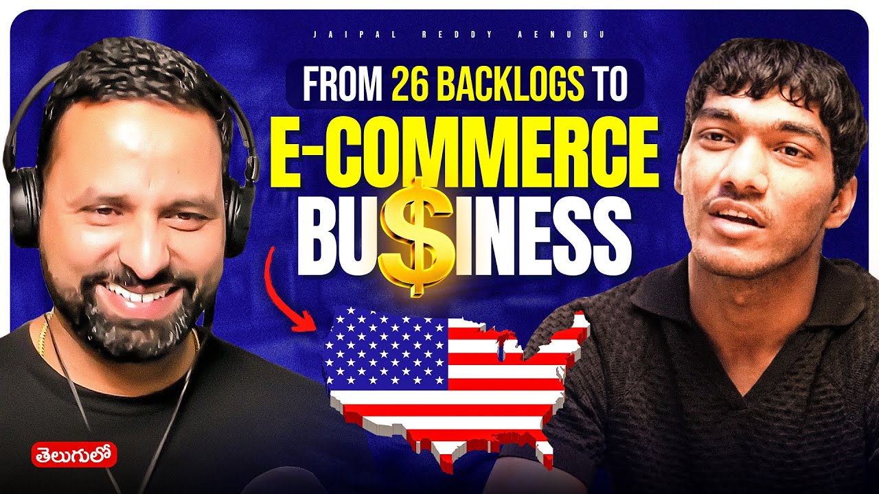 From humble beginnings. Story of a budding E-commerce entrepreneur. AskJai. Fail Forward. Telugu