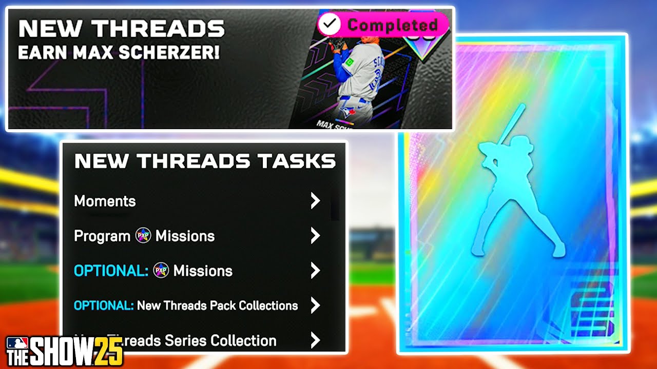 How I Completed the NEW THREADS Program in MLB 25