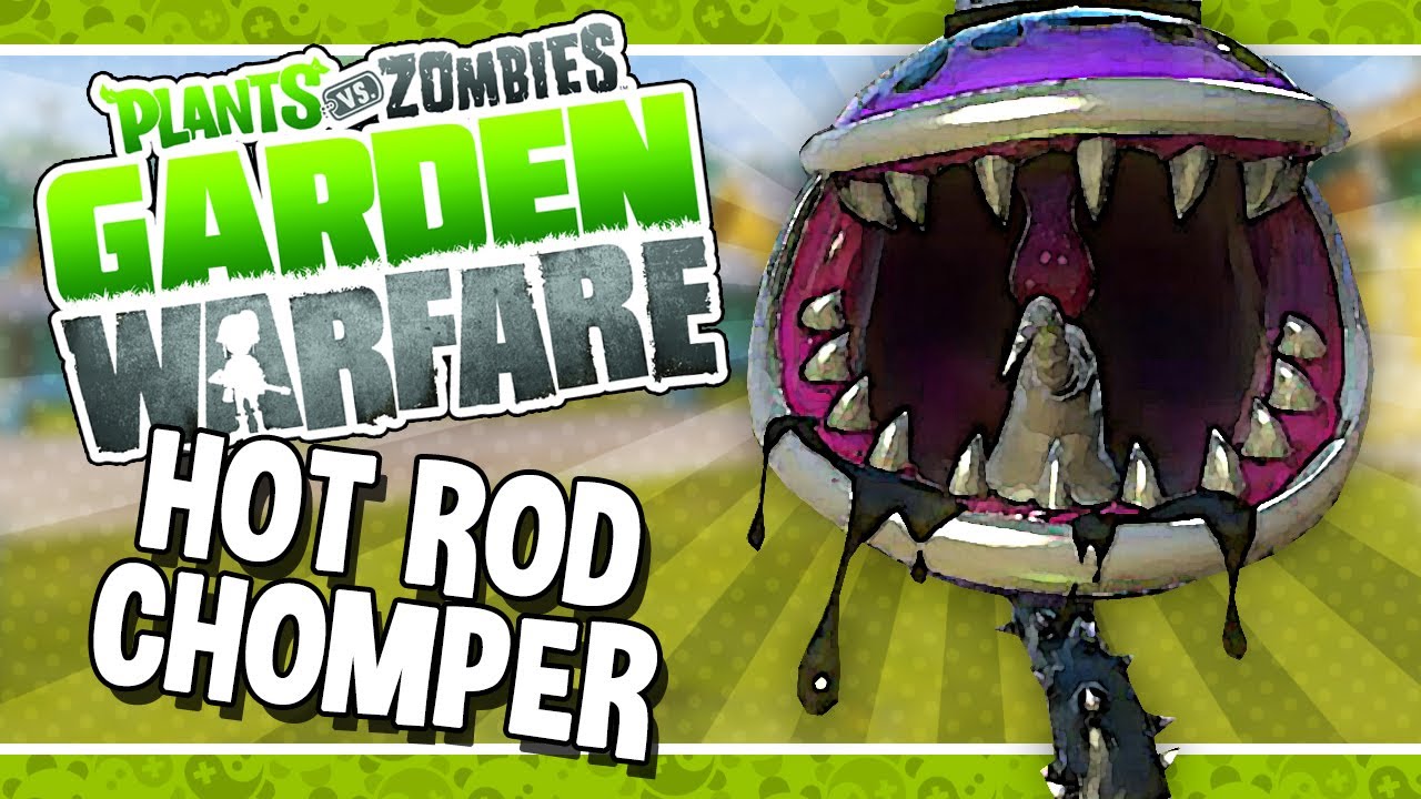 Plants vs Zombies Garden Warfare, Garden Ops, Solo, Crazy, Hot Rod Chomper