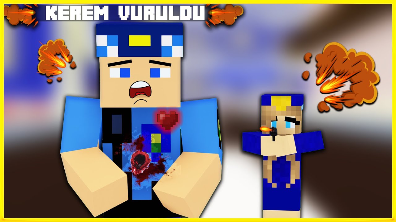 MİNECRAFT KEREM KOMİSER'İ BİLGE VURDU 😱 Minecraft Zengin Fakir Hayatı