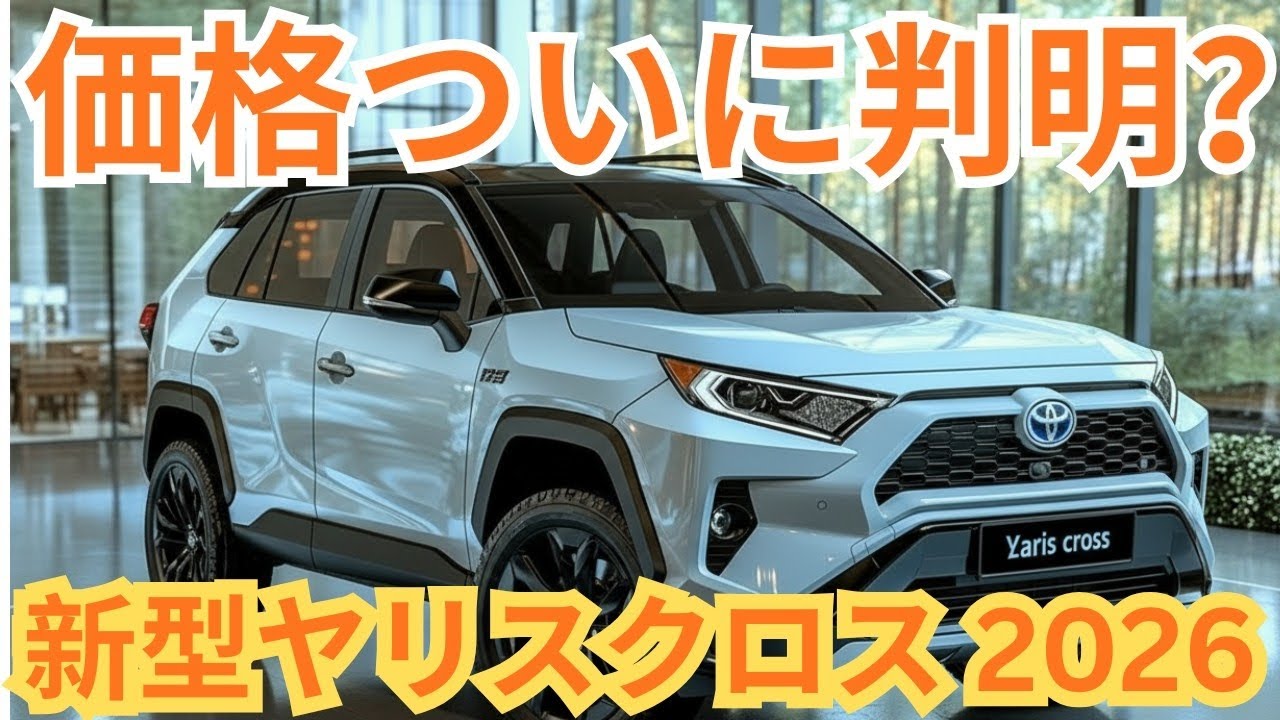 【2026年新型】トヨタ ヤリスクロス ハイブリッド｜価格・内装・燃費を徹底解説！最強コンパクトSUV登場