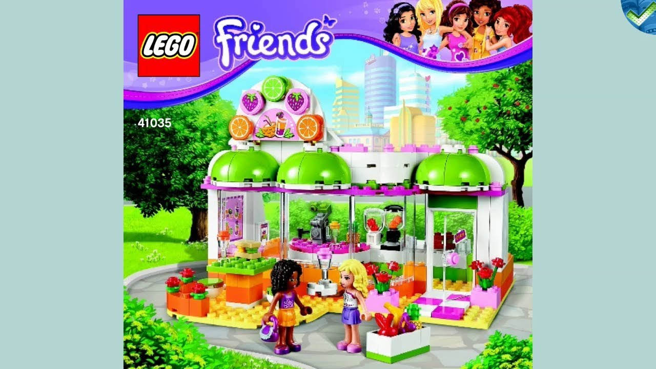41035 Heartlake Juice Bar LEGO® Friends Manual at the Brickmanuals Instruction Archive