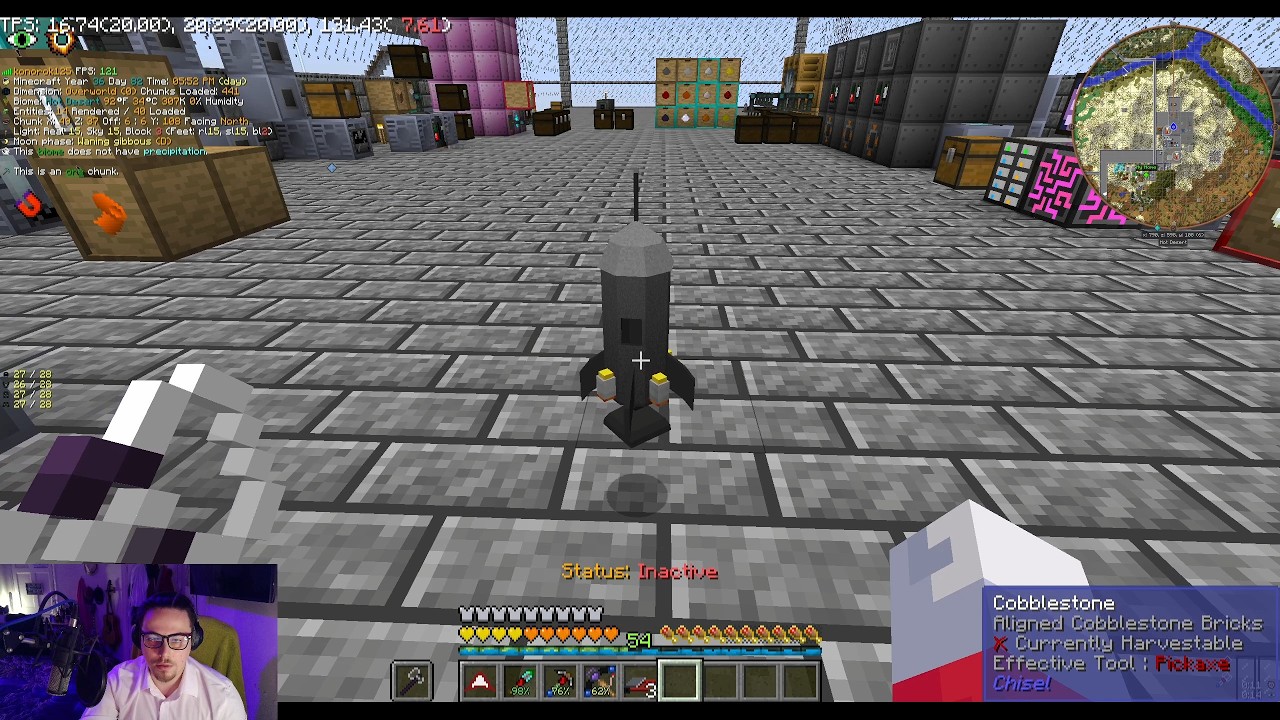 ДОДЕЛЫВАЕМ РАКЕТУ 3ГО УРОВНЯ В GTNH 2.8.1 (Minecraft) (Серия 144) (Сезон 2) [1440p 60fps]
