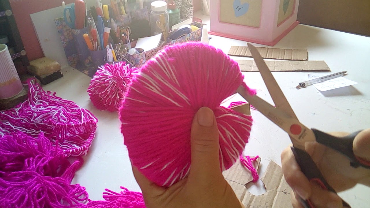 Boneca de lã passo a passo 1