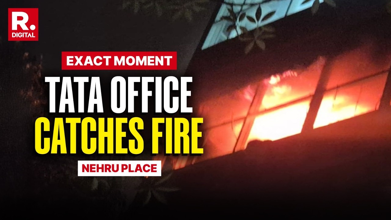 BREAKING: Blaze Erupts At TCS Office, Two Firefighters Injured But No Casualties | Nehru Place Fire