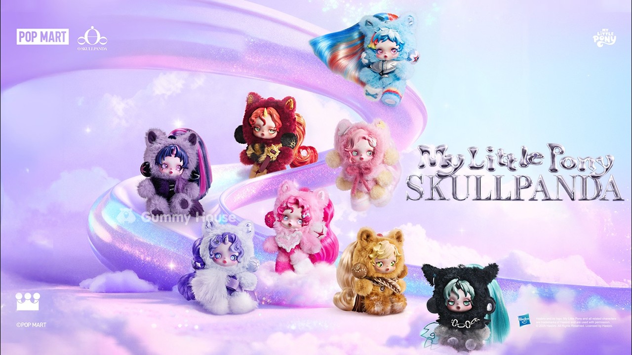 UNBOXING POP MART SKULLPANDA | My Little Pony - Plush Doll Pendant Blind Box