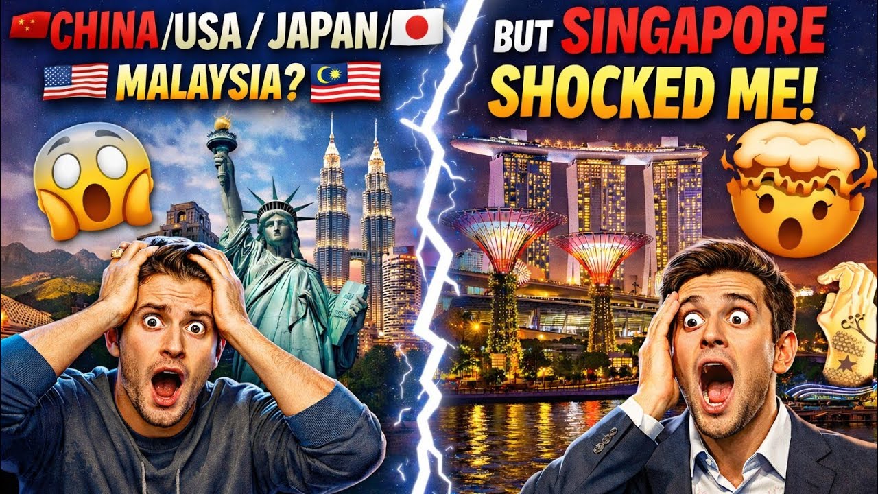 I Traveled China, USA, Japan & Malaysia… Then Singapore Shocked Me 😱...!!