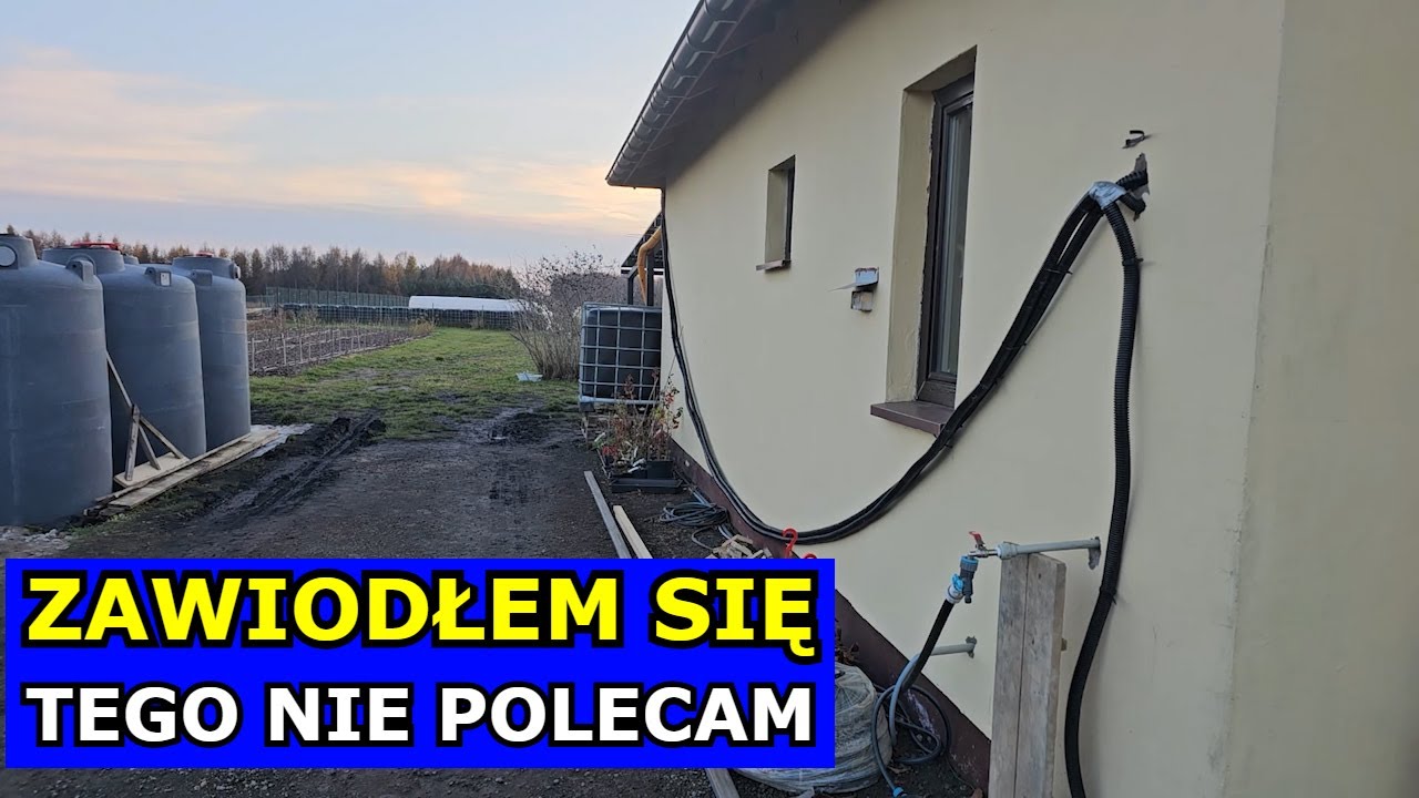 Zawiodłem się. Fotowoltaika, Tunel foliowy, Szklarnia z poliwęglanu, Nawadnianie, Zrębki, Sadzonki.